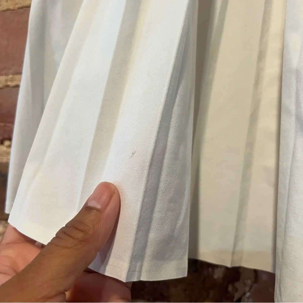 Athleta Advantage Skort Size XL White Pleated Tennis Golf - Picture 6 of 10